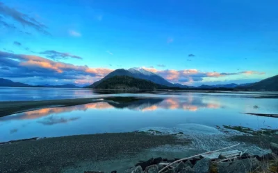 Kelsey Bay Estuary In Sayward BC