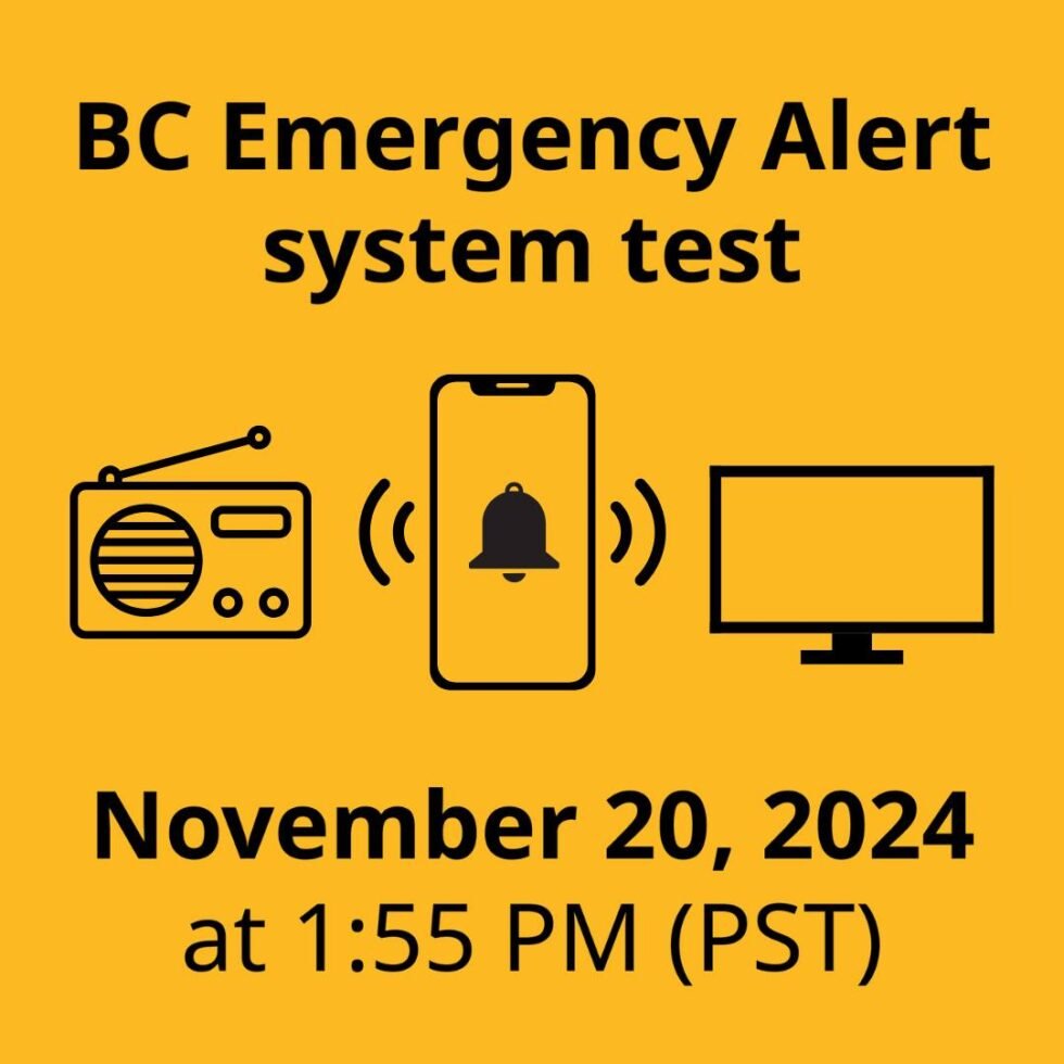 BC Emergency Alert System Test | Go Sayward