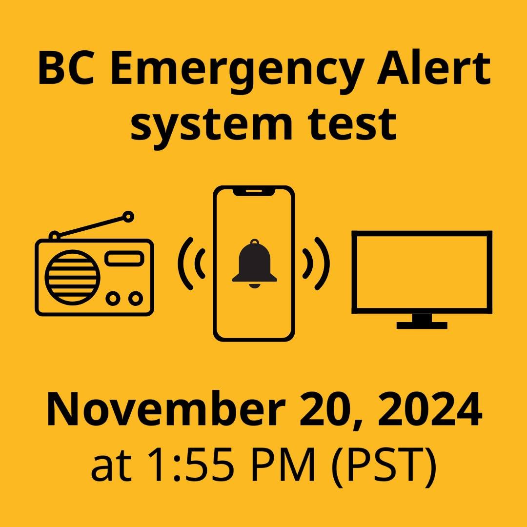 BC Emergency Alert System Test
