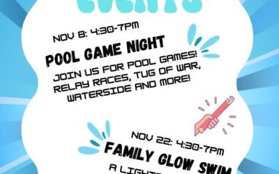Pool Events – November 8th and 22nd