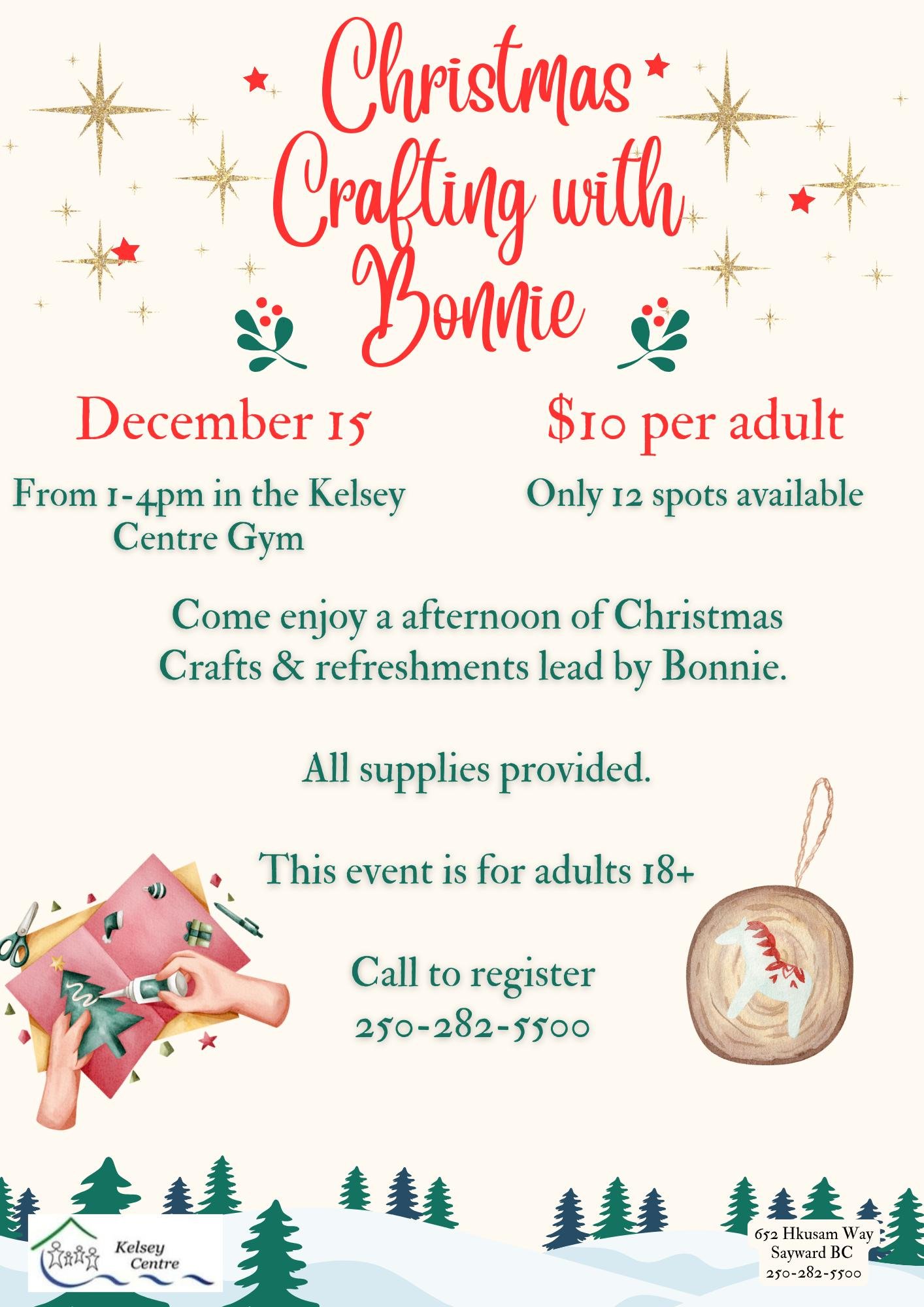 Christmas Crafting With Bonnie - December 15th