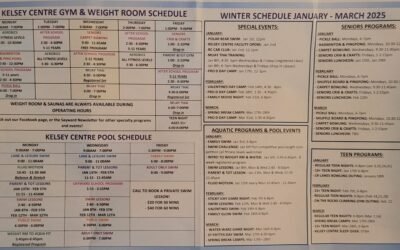 Kelsey Centre Winter Schedule