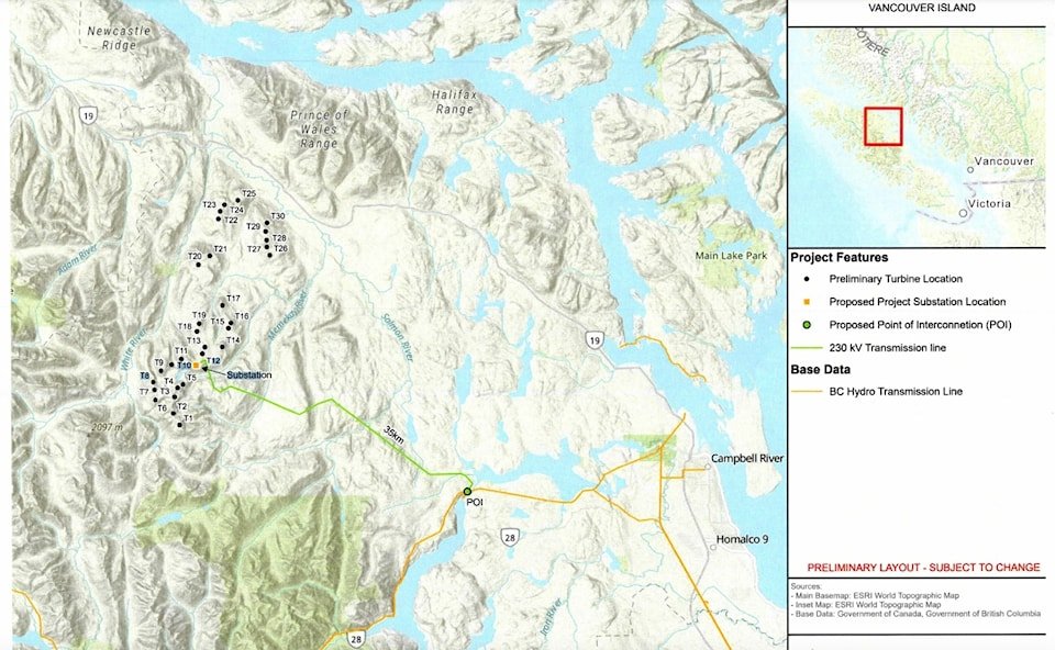 Timeline On Brewster Wind Power Project Near Sayward To Be Accelerated