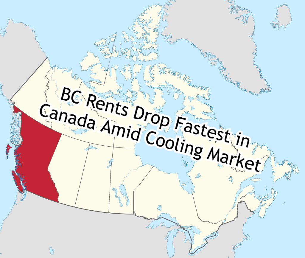 BC Rents Drop Fastest in Canada Amid Cooling Market