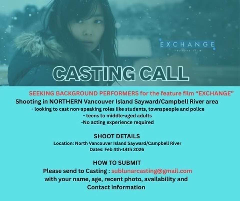 North Island Film Seeks Sayward Locals For Extras