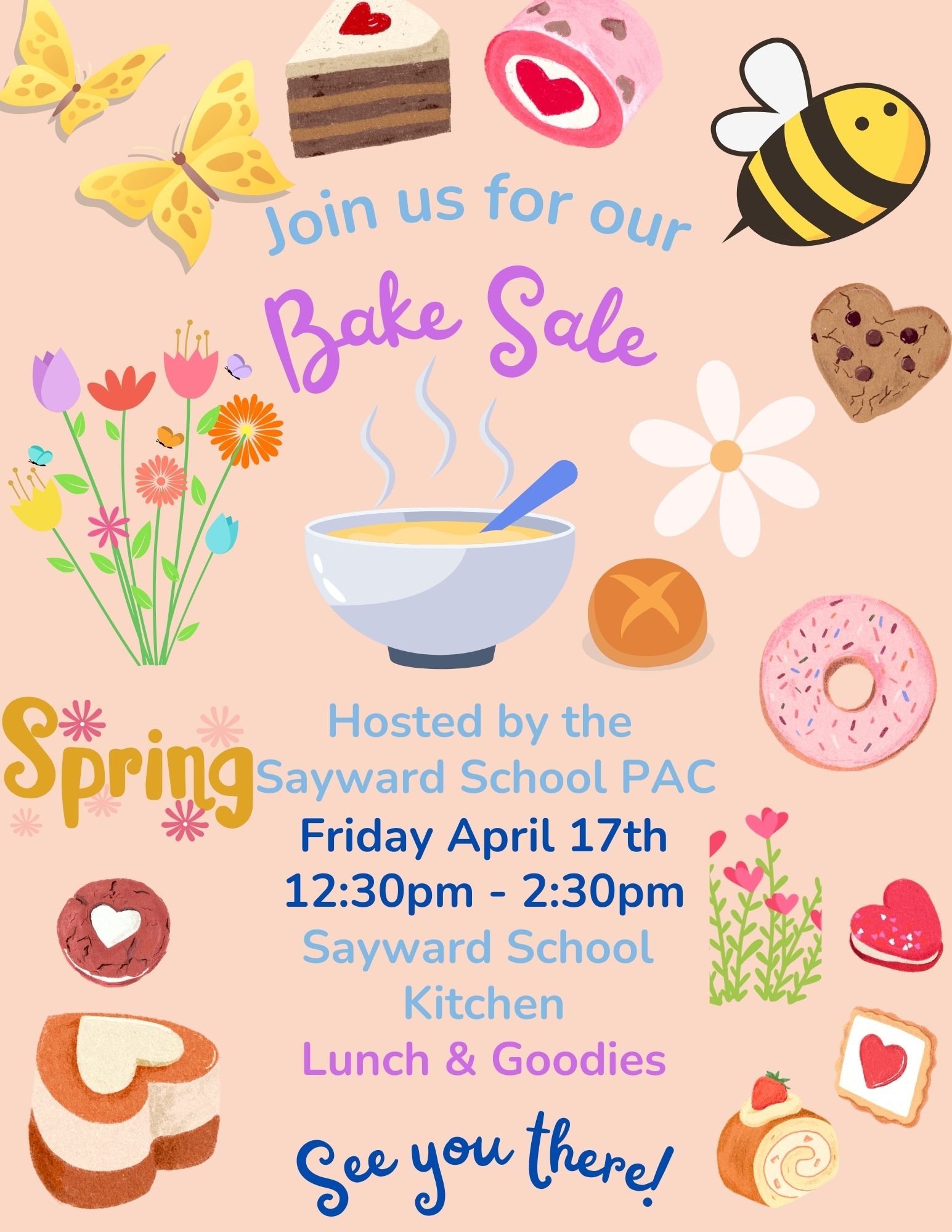 Sayward School PAC To Host Spring Bake Sale On April