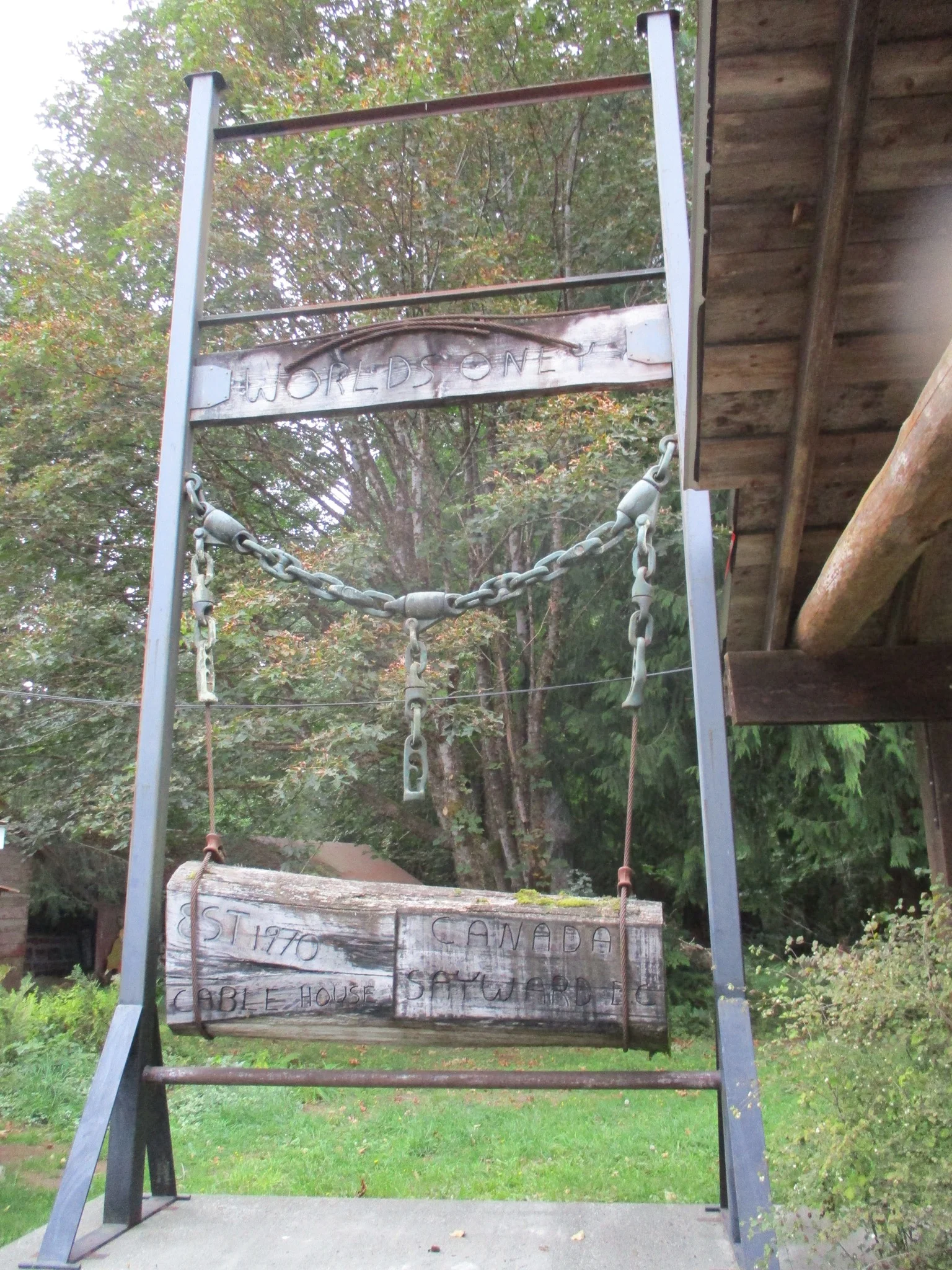 Cable House Sign Made By The Late Walter Haltom