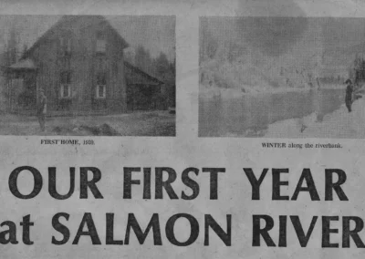 Life On The Edge Of Wilderness – A Pioneer’s First Year At Salmon River In The 1920s
