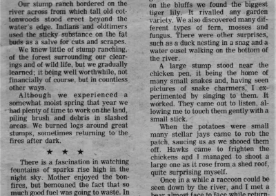 Life On The Edge Of Wilderness – A Pioneer’s First Year At Salmon River In The 1920s