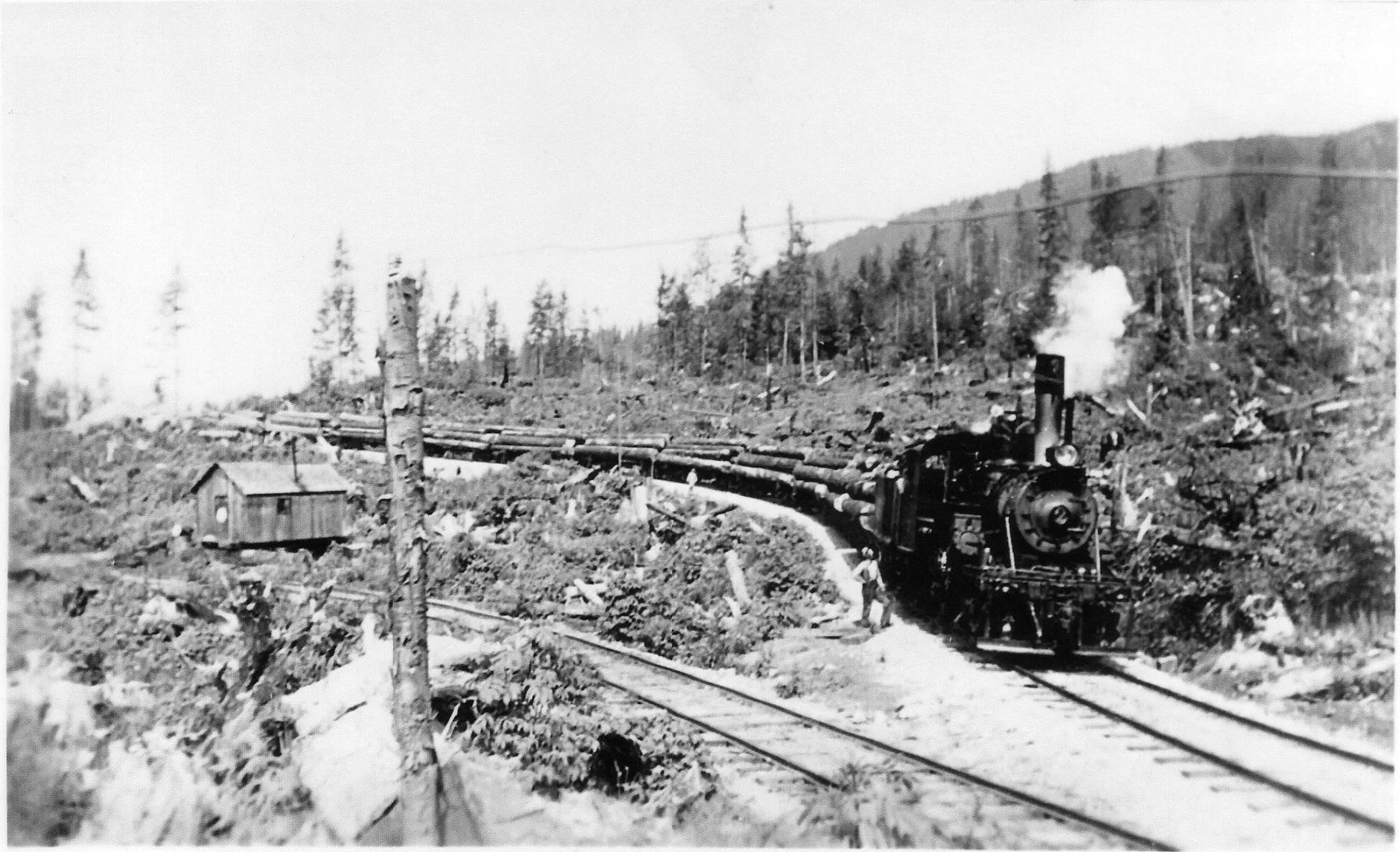Sayward Valley Rail Logging Circa 1930s