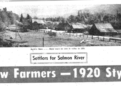 Settlers For Salmon River Carving A Life From The Wilderness
