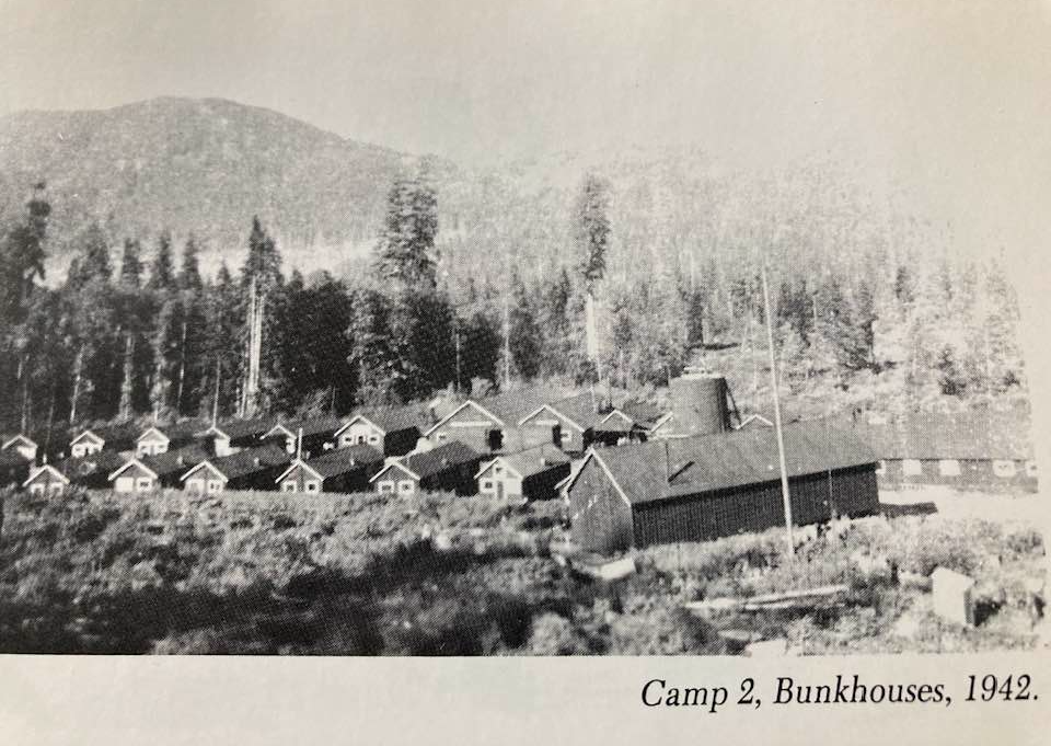Alice Lake Logging Camp 2 Bunkhouses Circa