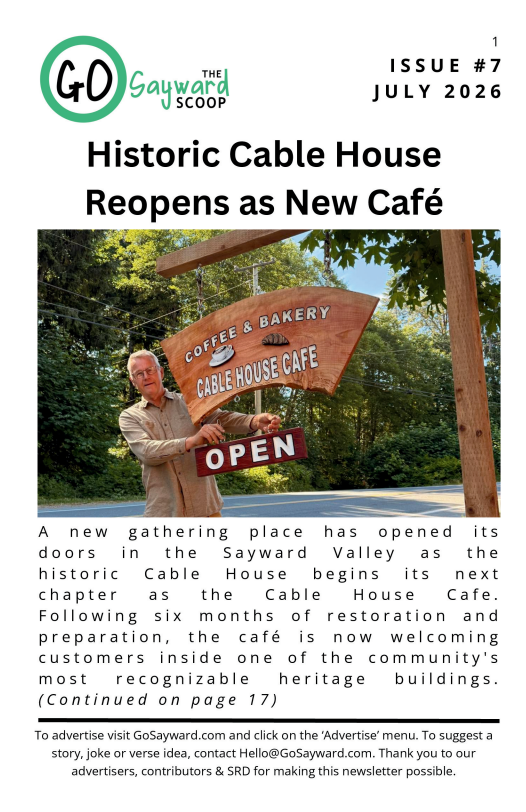The Go Sayward Scoop Issue #7 July