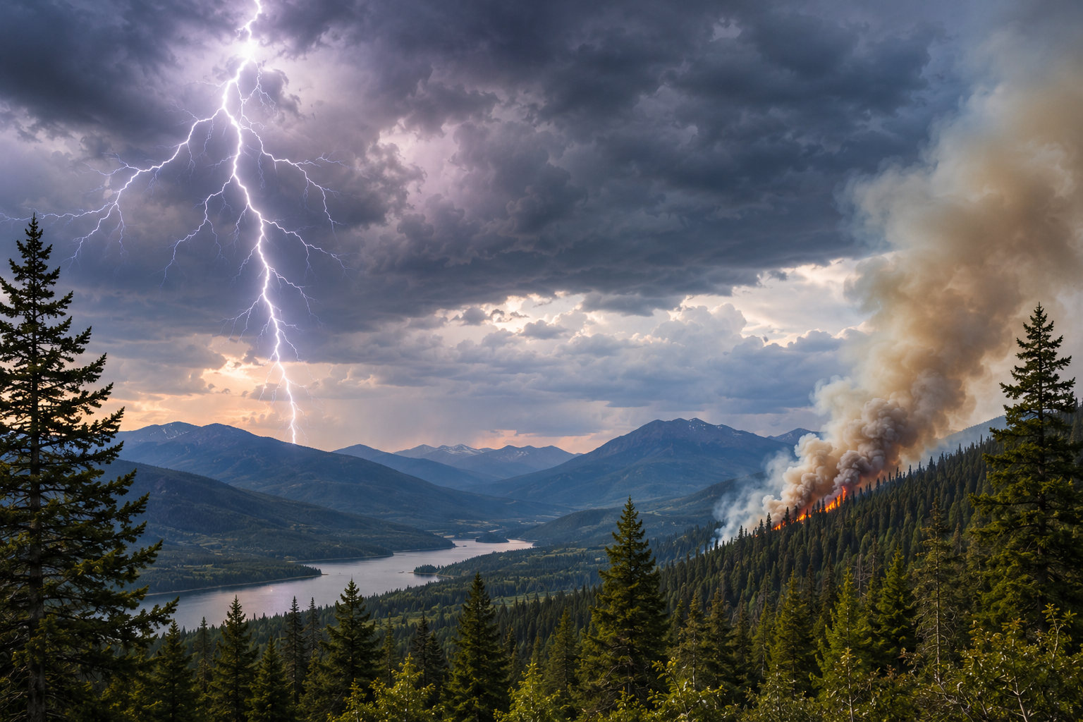 New Lightning Started Wildfires Raise Concern Near Sayward And North Island