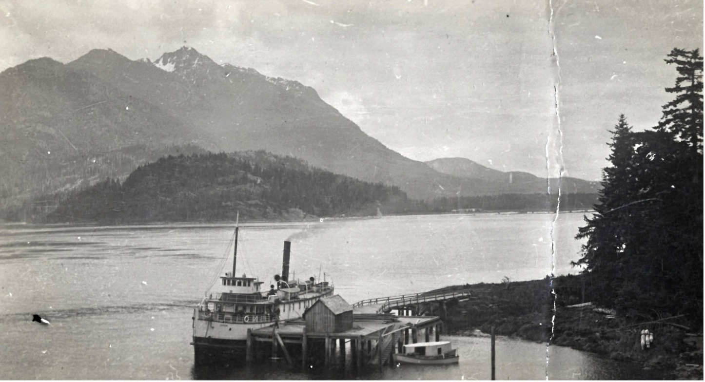 A Steamer at Kelsey Bay