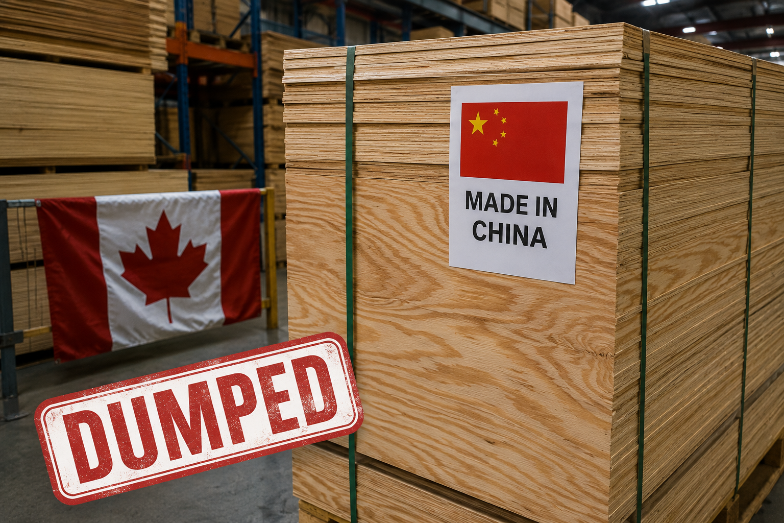Canada Imposes Temporary Duties on Chinese Plywood After Dumping Investigation