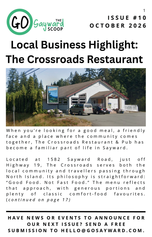 The Go Sayward Scoop Issue #10 October